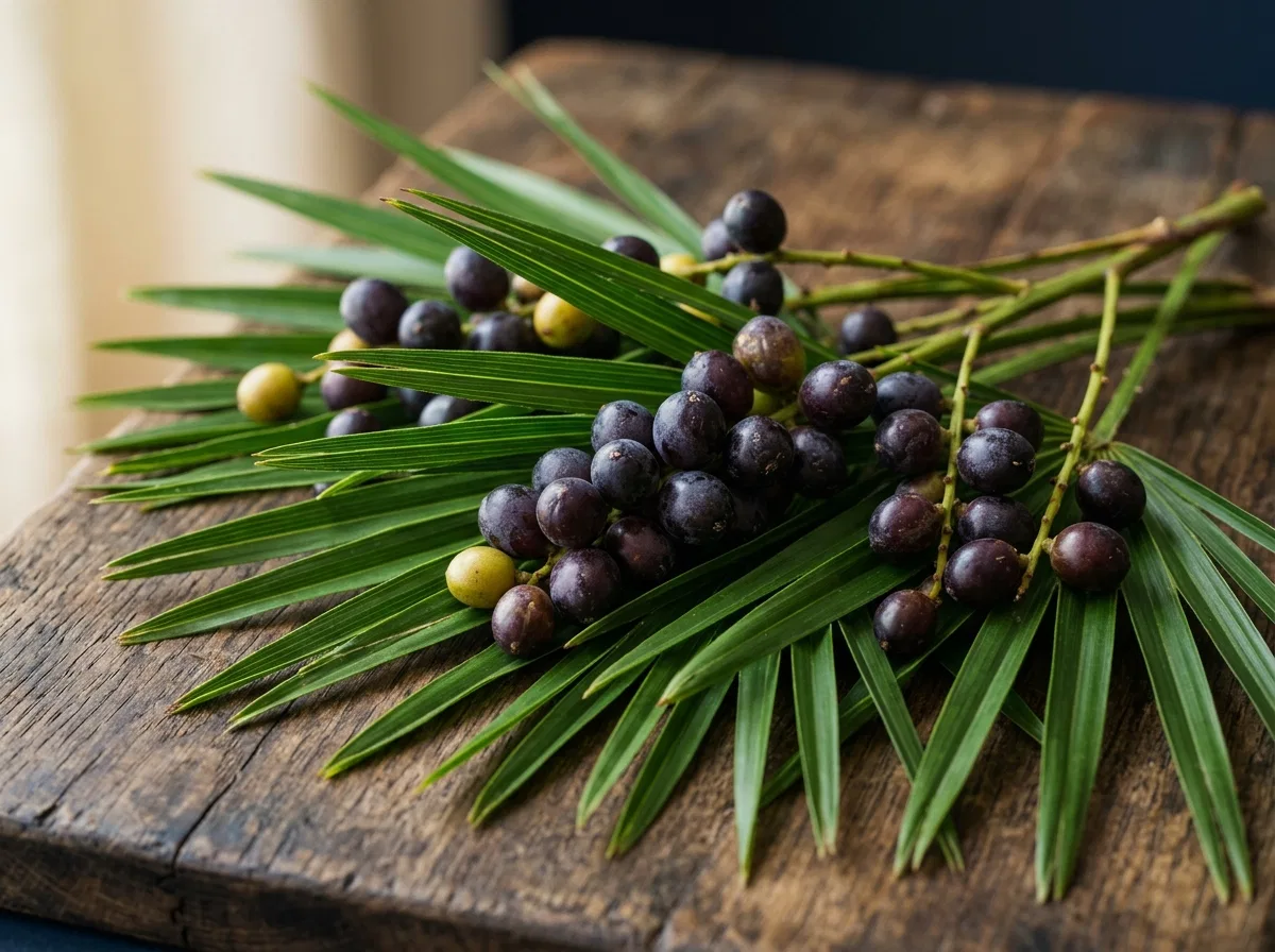 Fresh saw palmetto berries - saw palmetto supplement for men, botanical ingredient
